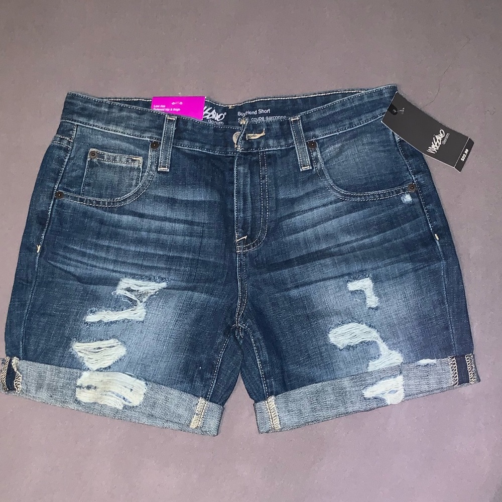 Denim shorts